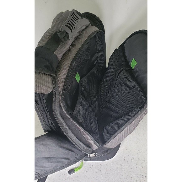 XBOX 360 Backpack Protective Backpack Bag, Black Gray & Green - Picture 6 of 10